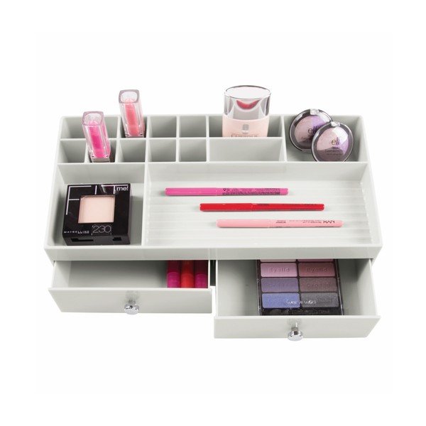 Bílý organizér se 2 zásuvkami InterDesign Cosmetic Plus-image-2