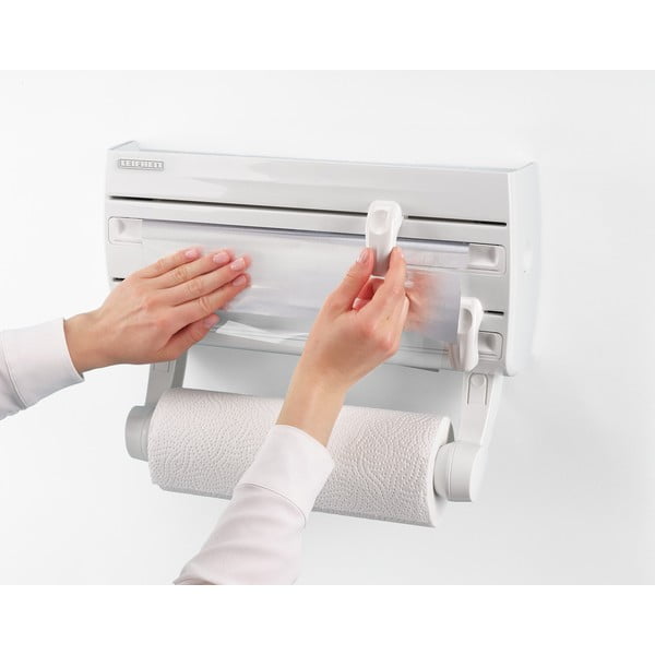 Nástěnný plastový držák na kuchyňské utěrky PARAT F2 - LEIFHEIT-image-2