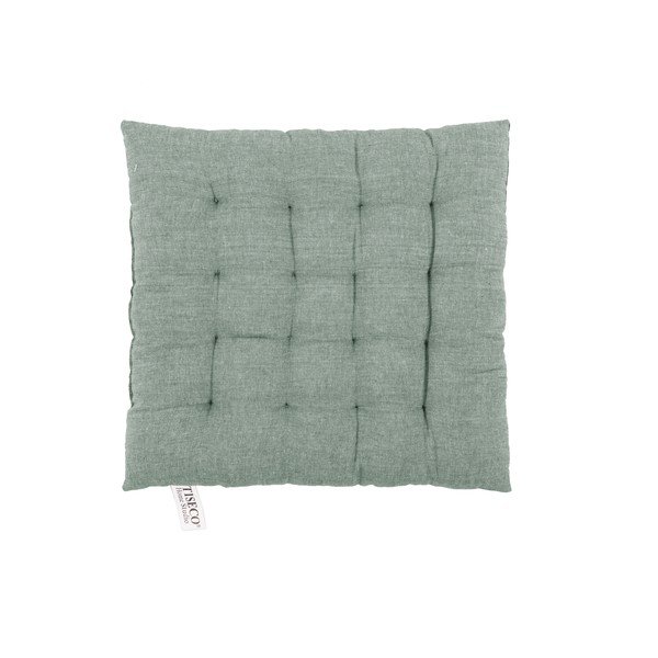 Zelený podsedák na židli Tiseco Home Studio, 40 x 40 cm-image-1