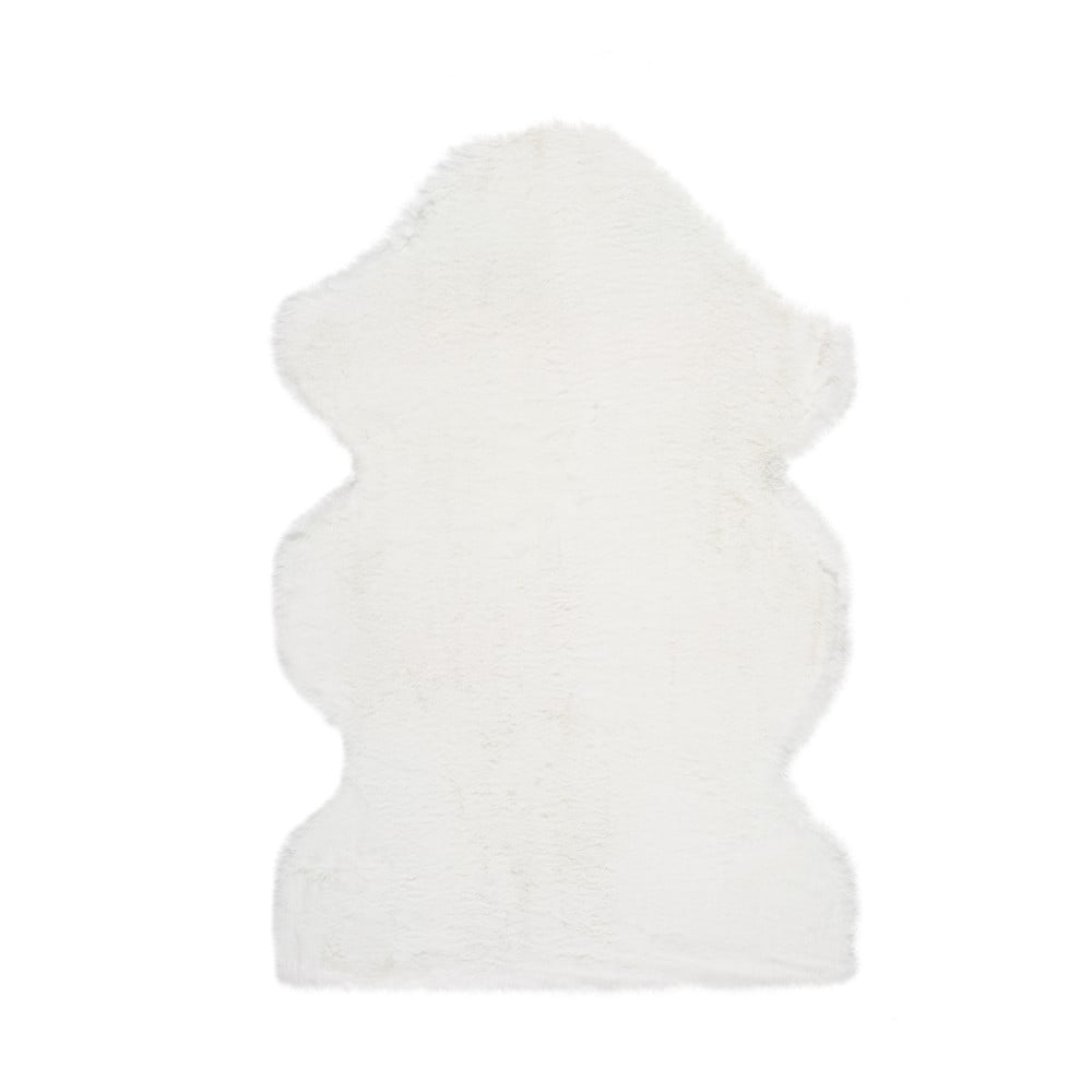 Bílý koberec Universal Fox Liso, 60 x 90 cm