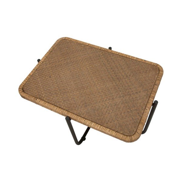 Černý/v přírodní barvě ratanový konferenční stolek 55x75 cm Cebu – Mauro Ferretti-image-4