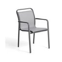 Tmavě šedá zahradní židle Luri – Kave Home