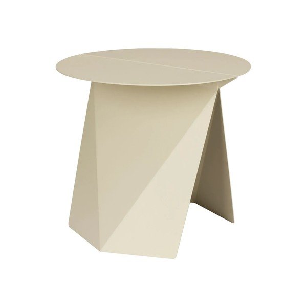 Kovový kulatý odkládací stolek 45x46 cm Foldy – Zuiver-image-2