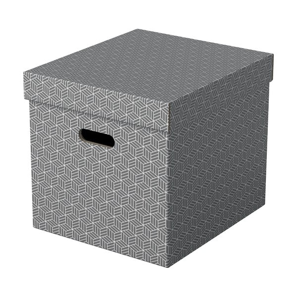 Sada 3 šedých úložných boxů Esselte Home, 32 x 36,5 cm