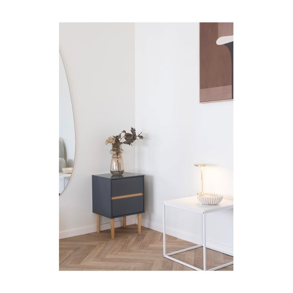 Světle hnědá skleněná váza (výška 31 cm) – House Nordic-image-2