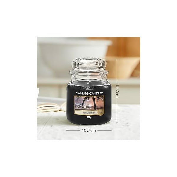 Vonná svíčka doba hoření 65 h Black Coconut – Yankee Candle-image-2