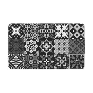 Černý koberec z PVC 45x75 cm Salou – douceur d'intérieur