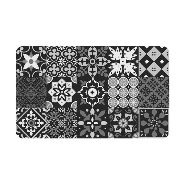 Černý koberec z PVC 45x75 cm Salou – douceur d'intérieur