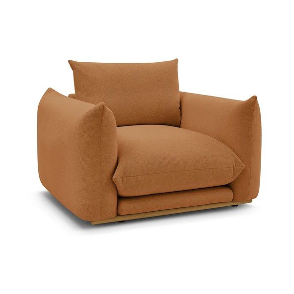 Oranžové křeslo Ernest – Bobochic Paris