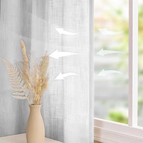 Bílý závěs 140x250 cm Valeta – Restilo-image-3