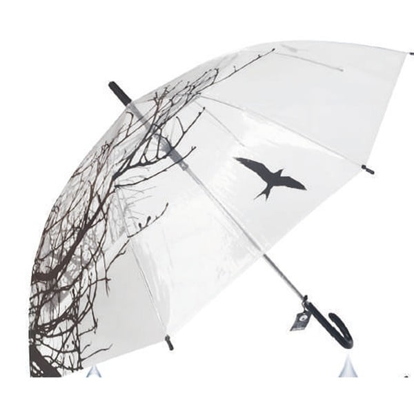 Transparentní holový deštník Nature, ⌀ 105 cm