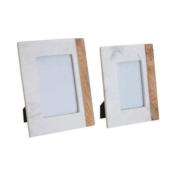 Kamenný rámeček v bílo-přírodní barvě 18x23 cm Sena – Premier Housewares-image-1