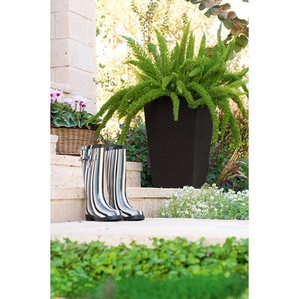 Plastový obal na květináč Rattan – Keter-image-1