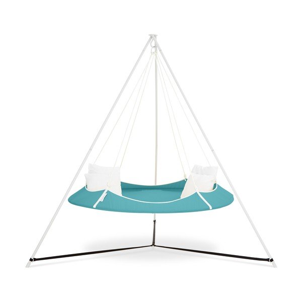 Modrá zahradní houpačka se stojanem – Hangout Pod-image-1