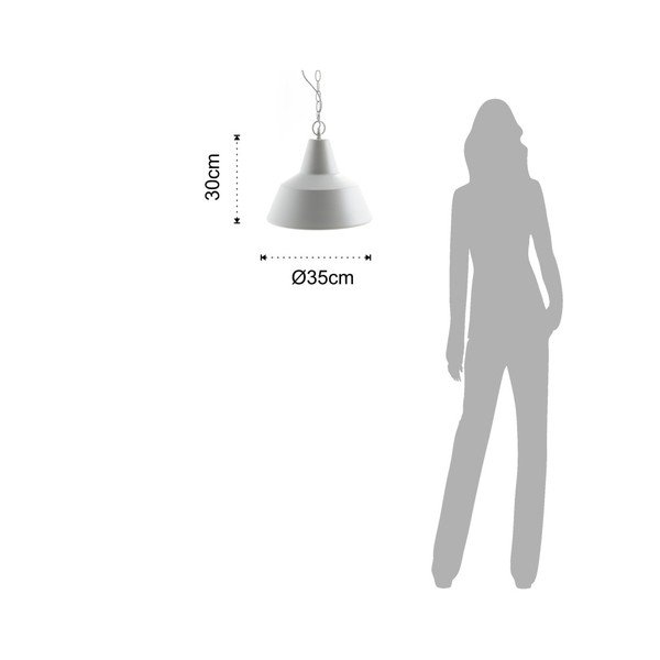 Bílé závěsné svítidlo Tomasucci Loft-image-1