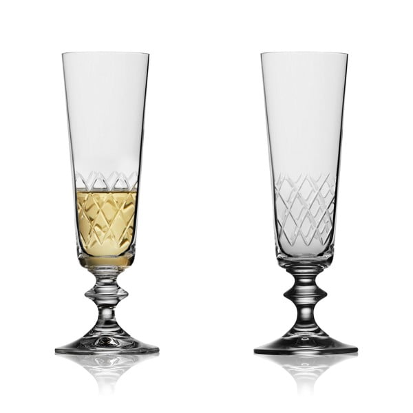 Skleničky v sadě 2 ks na sekt 200 ml Eaton – Lyngby Glas