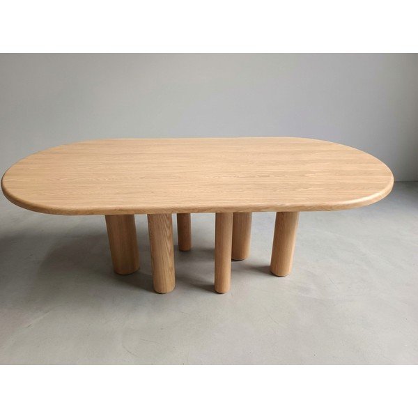 Jídelní stůl v dekoru jasanu 105x220 cm Mailen - II. jakost – Kave Home-image-3