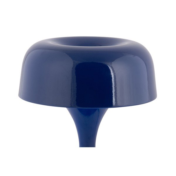 Modrá kovová stolní lampa (výška 20 cm) Moda Retro – Leitmotiv-image-4