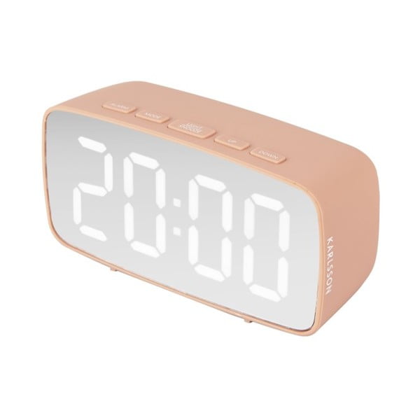 Růžový digitální budík - Karlsson-image-1