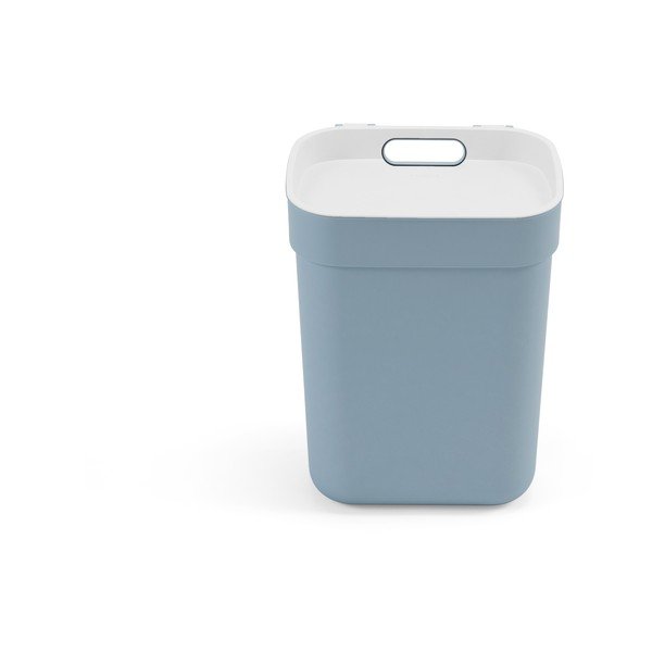 Světle modrý odpadkový koš na tříděný odpad z recyklovaného plastu 10 l Ready To Collect – Curver-image-4