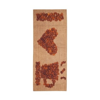 Běhoun Floorita Love Coffee, 60 x 150 cm