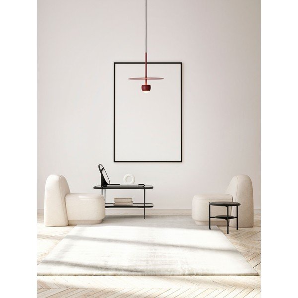 Červené hliníkové LED závěsné svítidlo ø 30 cm Edem – Nova Luce-image-1