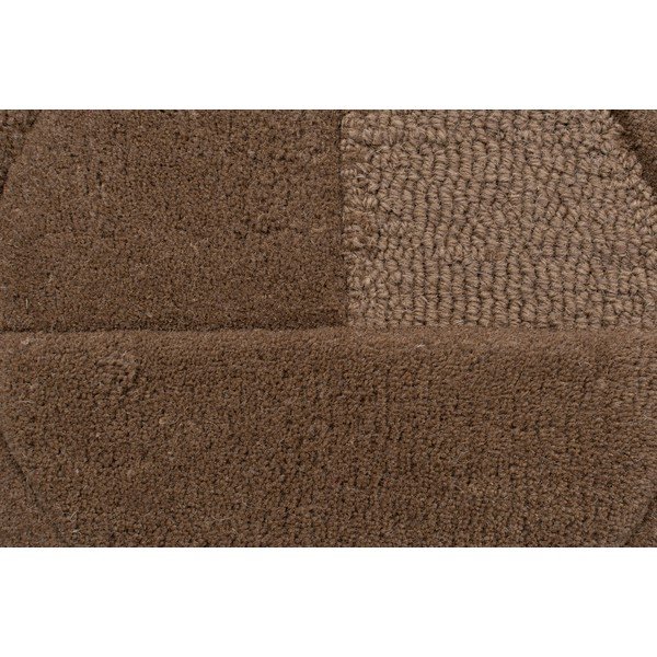 Hnědý koberec z vlny Flair Rugs Gigi, 120 x 170 cm-image-1