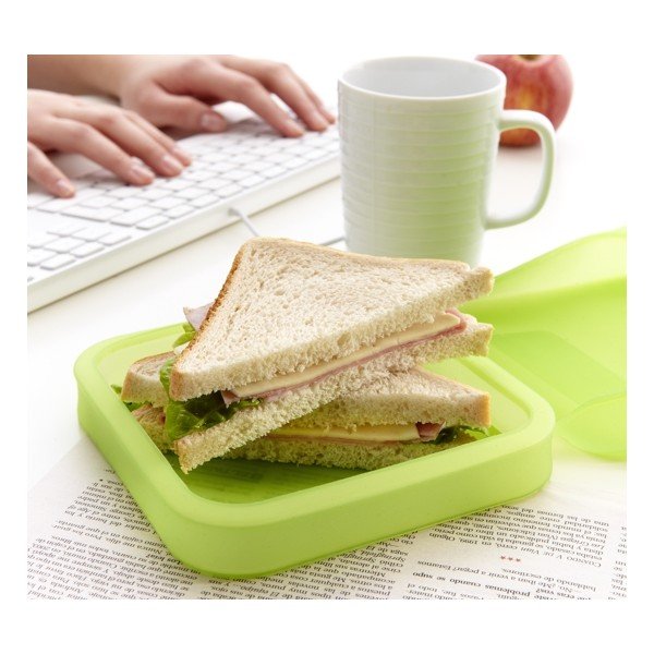 Silikonový obal na sandwich Lékué, zelený-image-2