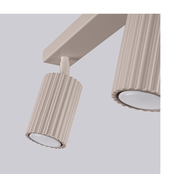 Taupe kovové bodové svítidlo 6,5x30 cm Gleam – Sollux-image-4