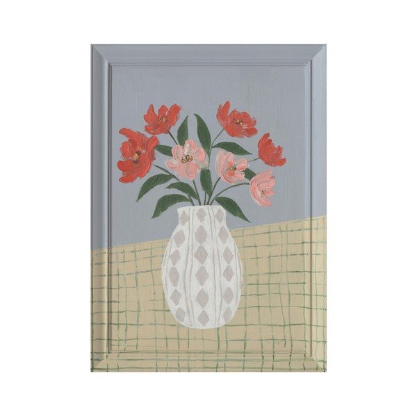 Ručně malovaný obraz s rámem/na plátně 50x70 cm Village – Bizzotto