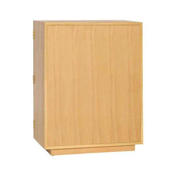 Závěsná vitrína v dekoru dubu v přírodní barvě 70x90x39 cm Mae – Hübsch-image-2
