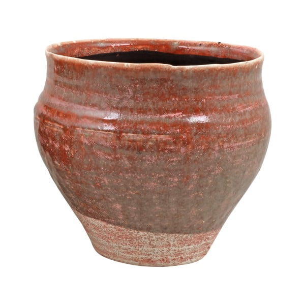 Růžový květináč z keramiky Strömshaga Nolhaga, Ø 24 cm