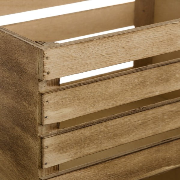 Úložné boxy v přírodní barvě v sadě 3 ks 31x23x15 cm – Casa Selección-image-2