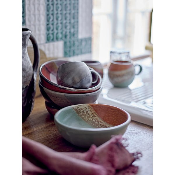 Zeleno-oranžová miska z kameniny 572 ml Paula – Bloomingville-image-1