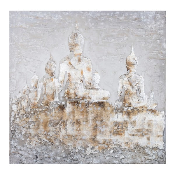 Nástěnný obraz na plátne Moycor Quebec Buddhas, 100  x  100 cm