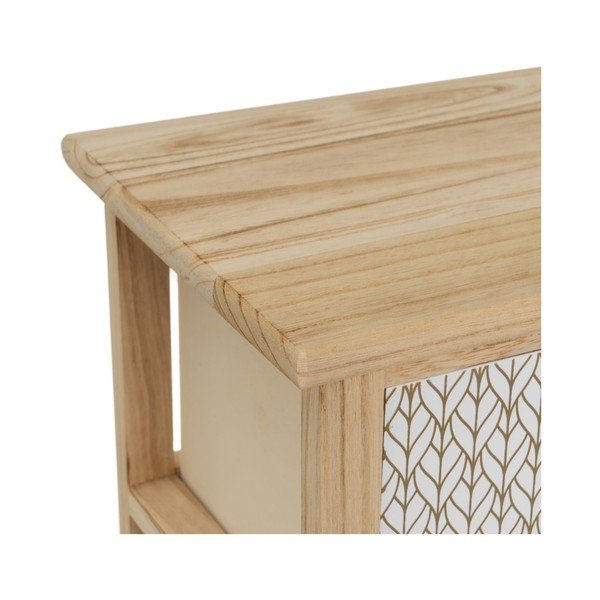 Vysoká komoda z masivu pavlovnie v přírodní barvě 34x78 cm – Casa Selección-image-2