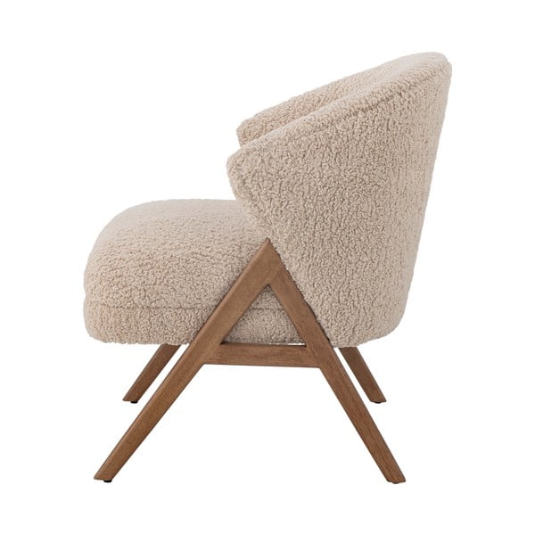 Béžové křeslo z textilie bouclé Camino – Bloomingville-image-3