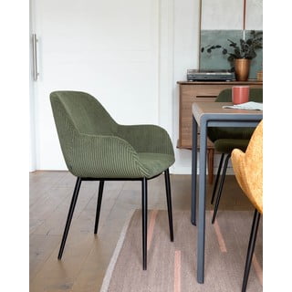 Khaki jídelní židle Konna – Kave Home