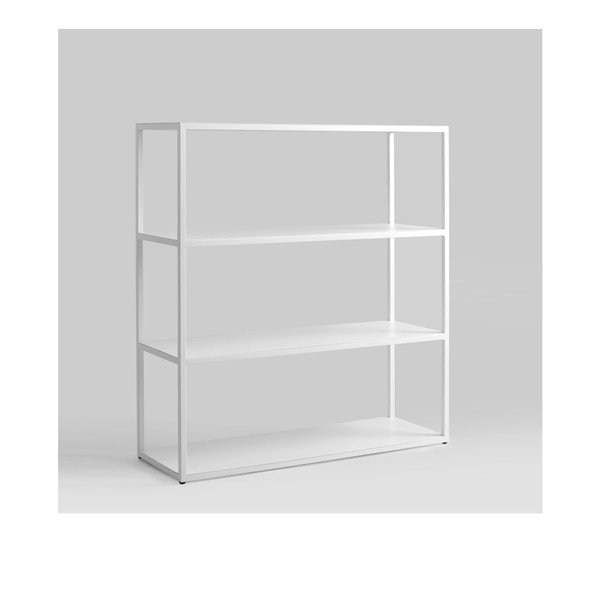 Bílá knihovna CustomForm Hyller, výška 110 cm-image-3