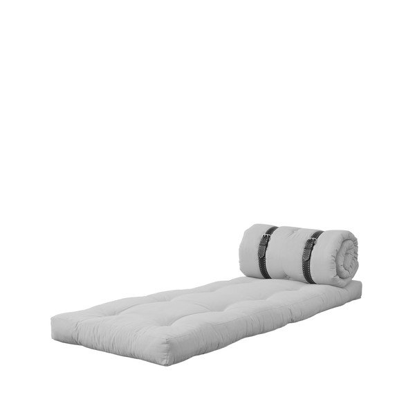Variabilní křeslo s bíle prošívanými koženými pásky Karup Buckle Up Light Grey-image-4