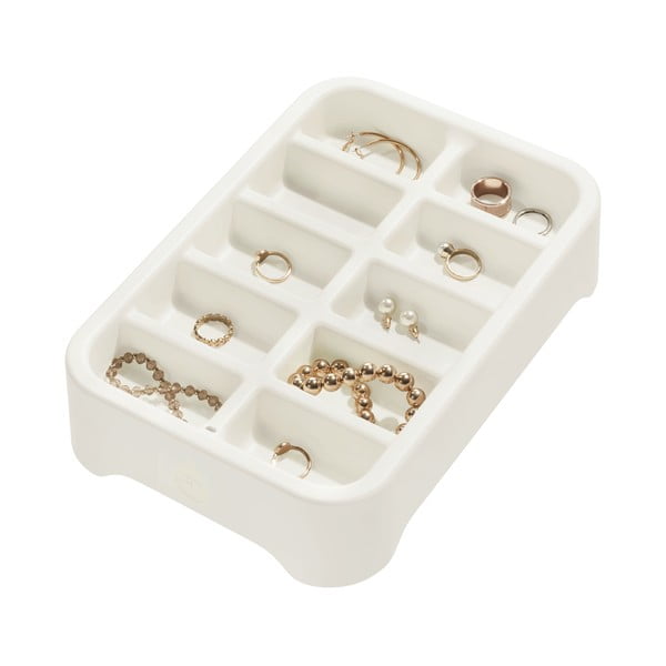 Bílý organizér na šperky iDesign-image-1