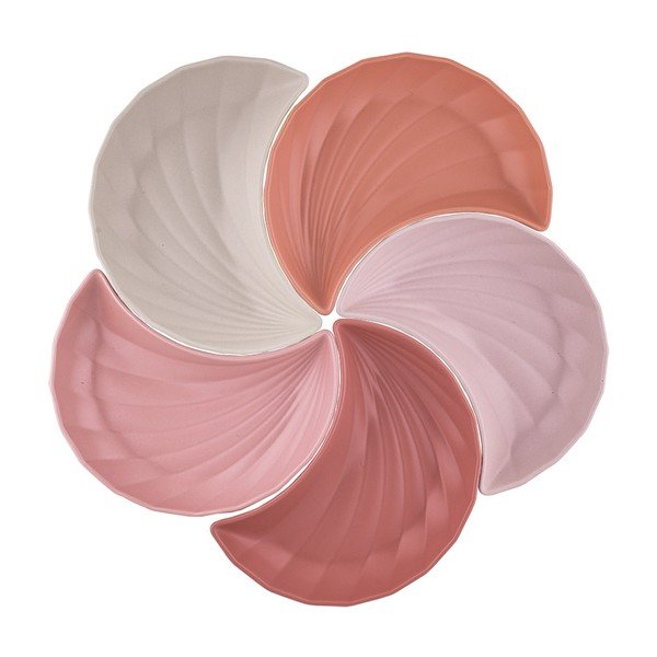 Servírovací sada z kameniny 5 ks Palmarosa pink – Villa Altachiara