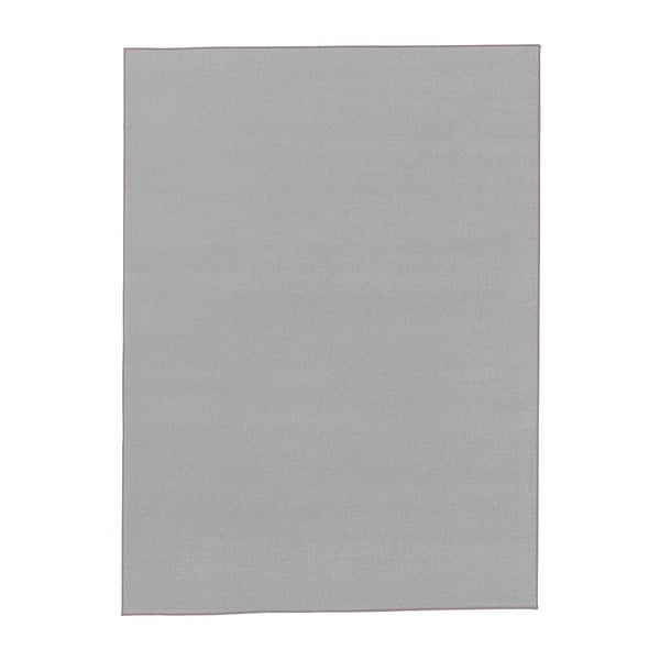Světle šedý koberec Nasty, 80x200 cm