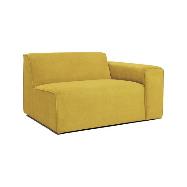 Žlutý manšestrový modul pohovky (pravý roh) Sting - Scandic-image-2