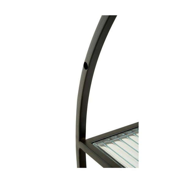Černá/v přírodní barvě patrová kovová police 61 cm Mataram – Premier Housewares-image-4