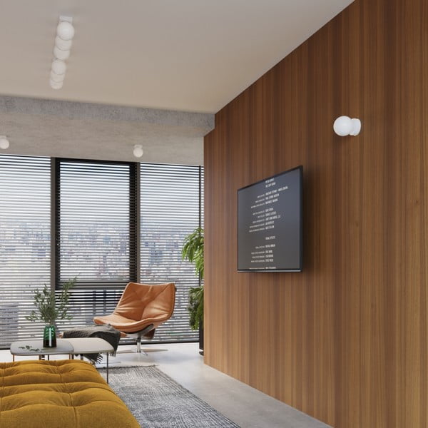 Bílé nástěnné svítidlo Blaze – Sollux-image-4