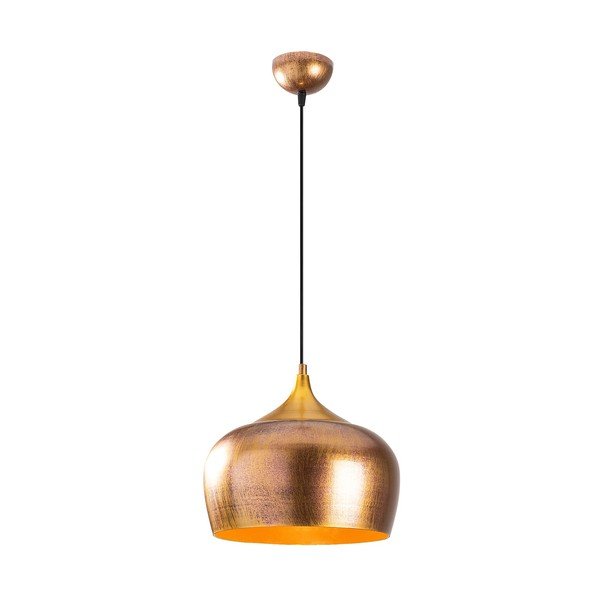 Závěsné svítidlo ve zlaté barvě s kovovým stínidlem ø 30 cm Berceste – Opviq lights-image-2
