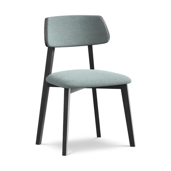 Modrá jídelní židle z masivního dřeva Niu – Makamii