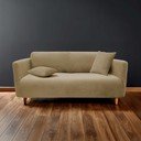 Hnědý 3místný napínací potah na pohovku Sacha – douceur d'intérieur