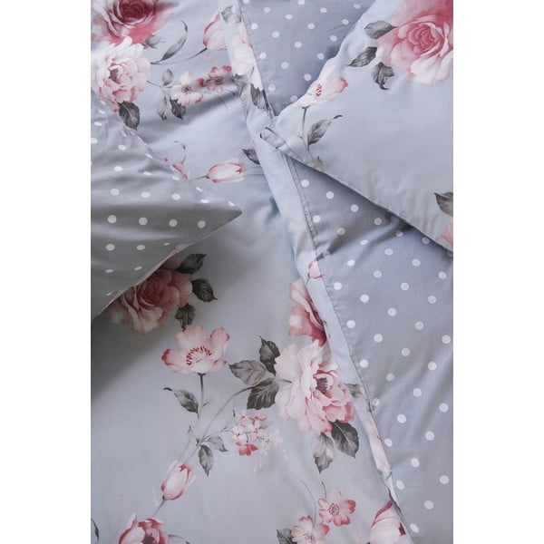 Šedé bavlněné povlečení na dvoulůžko Bonami Selection Belle, 200 x 220 cm-image-1